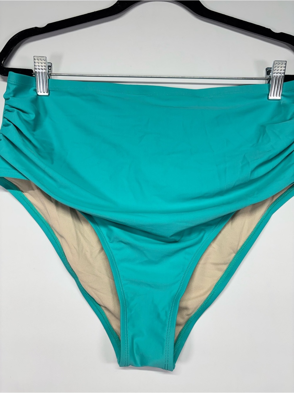 ✨Cupshe Nature Trip Ruffle Sleeves High Waist Tummy Control Plus Size 1X Set - Picture 9 of 14
